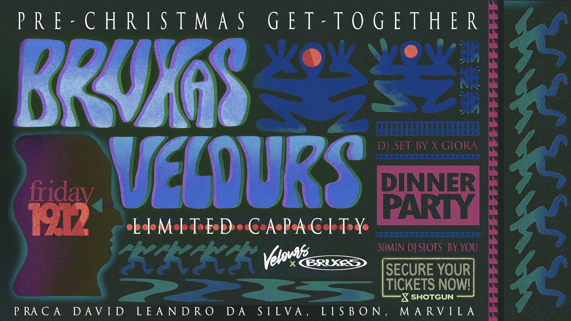 Bruxas X Velours Limited Pre-Christmas Dinner & Party
