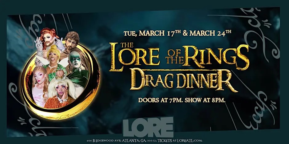 Lore Of The Rings: Drag Dinner