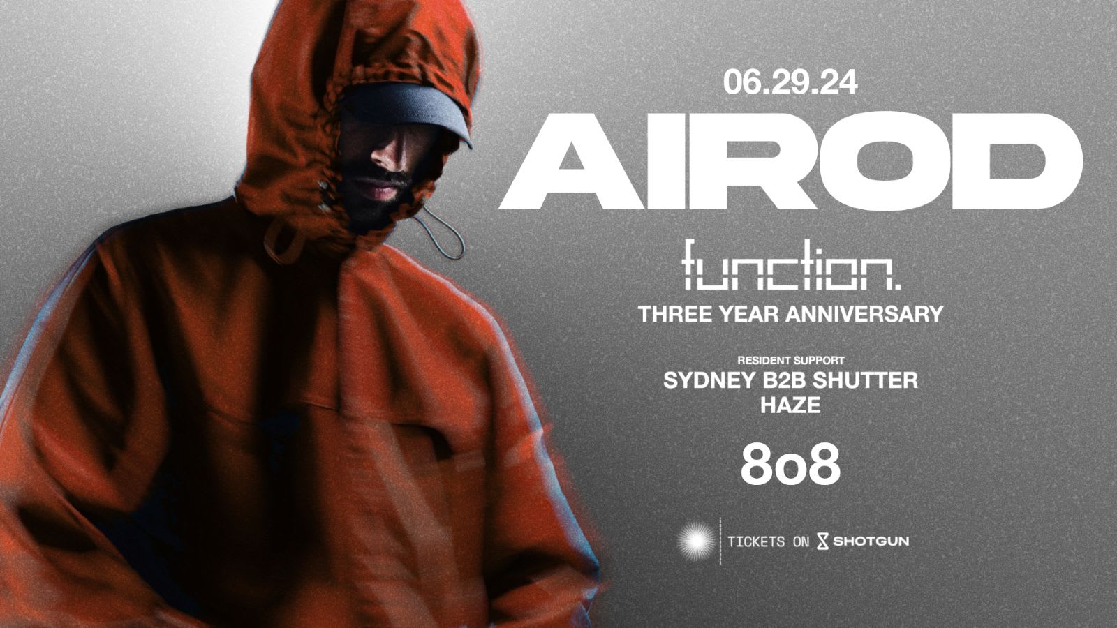 Function 3 Year Anniversary W/ Airod At 8o8