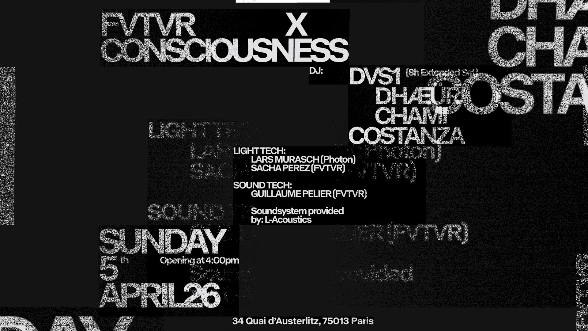 Consciouness: Dvs1 Extended Set, Chami, Costanza, Dhæür