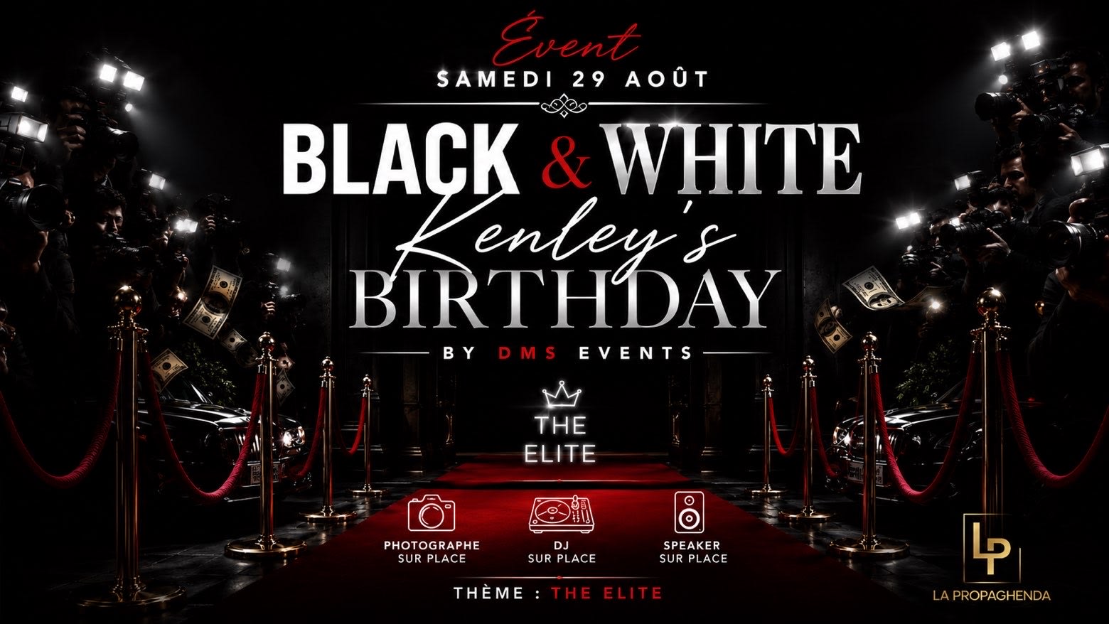 Dms Event | 29/08 | Kenley Birthday Black & White Edition