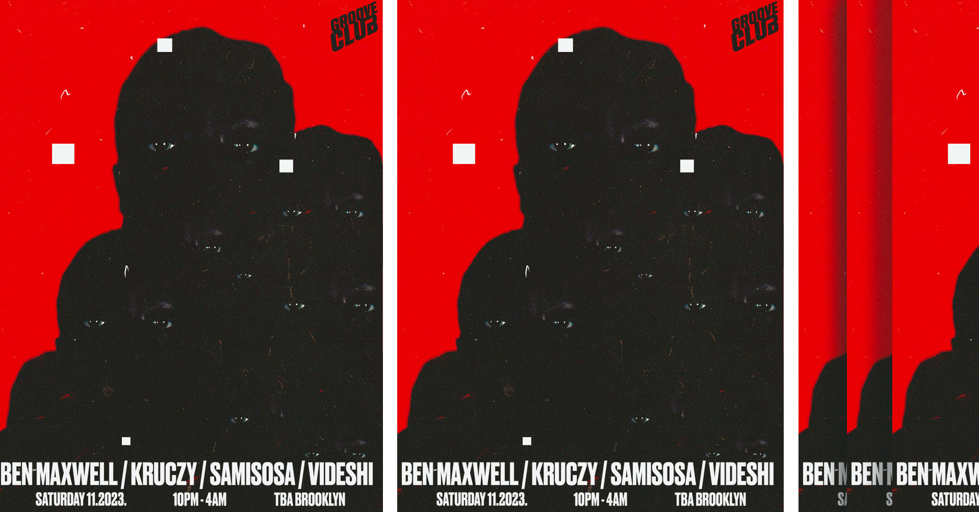 Groove Club: Ben Maxwell, Kruczy, Samisosa, Videshi