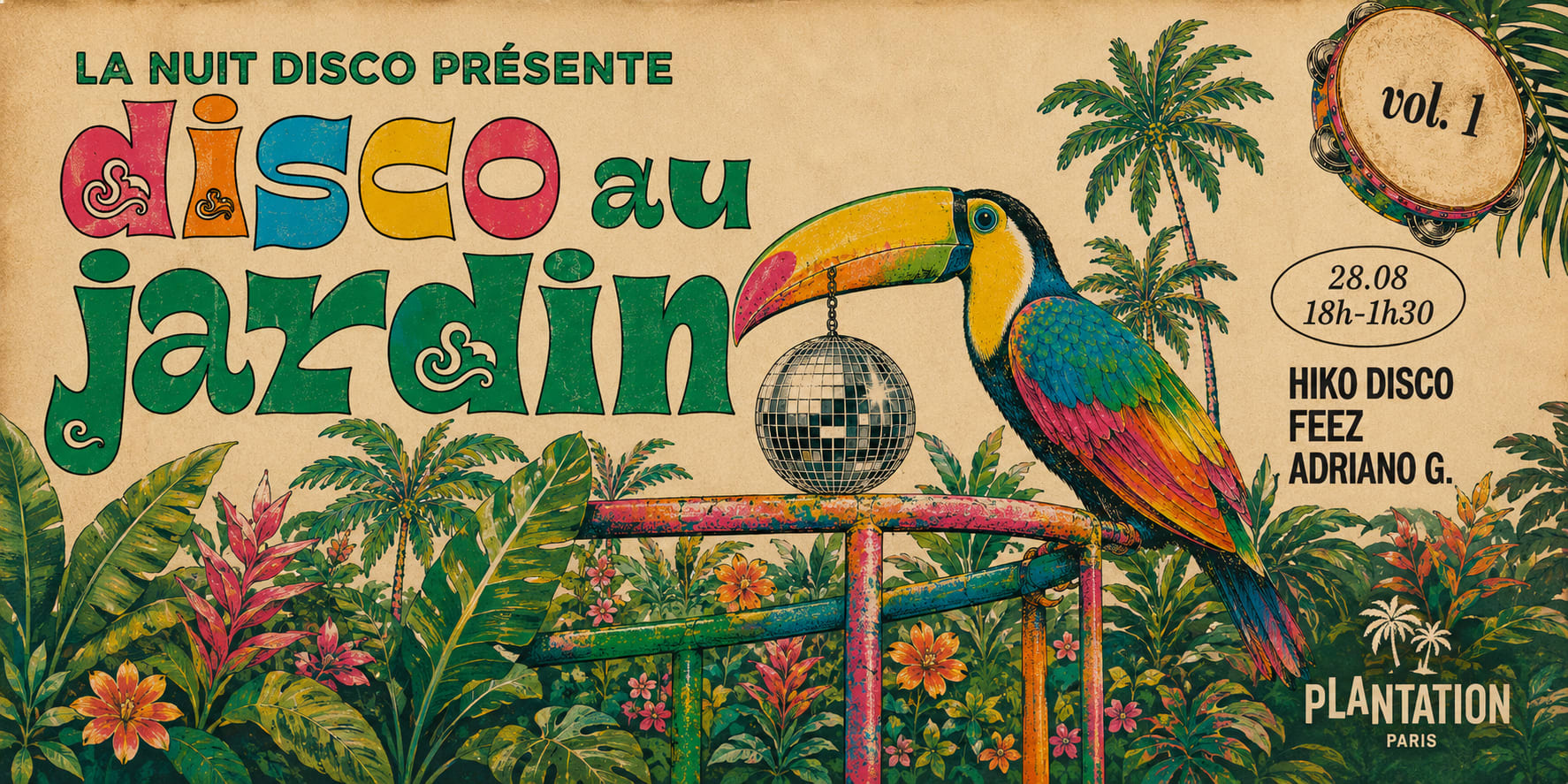 La Nuit Disco - Disco Au Jardin
