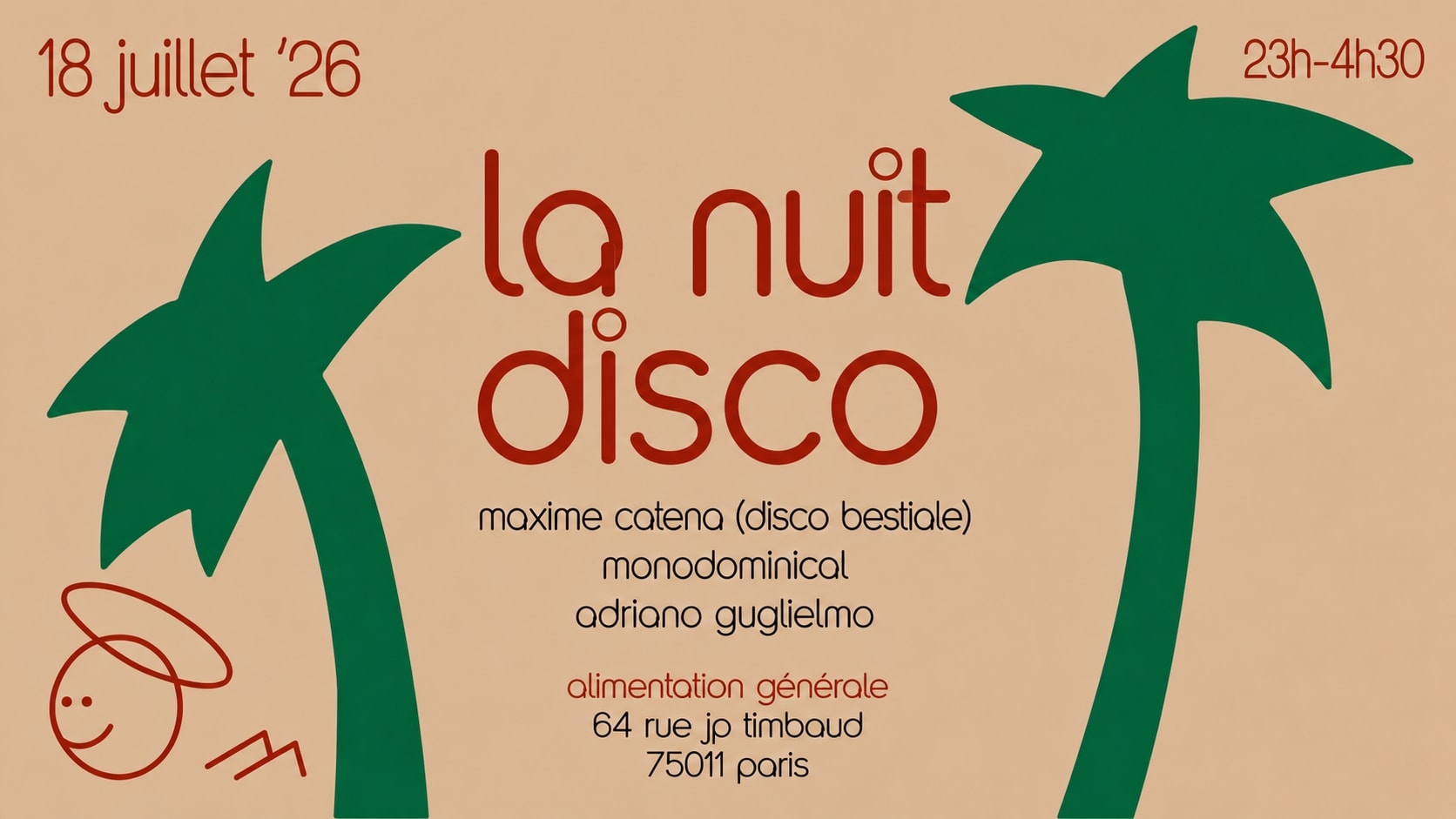 La Nuit Disco, Édition Méditerranéenne - 100% Vinyle