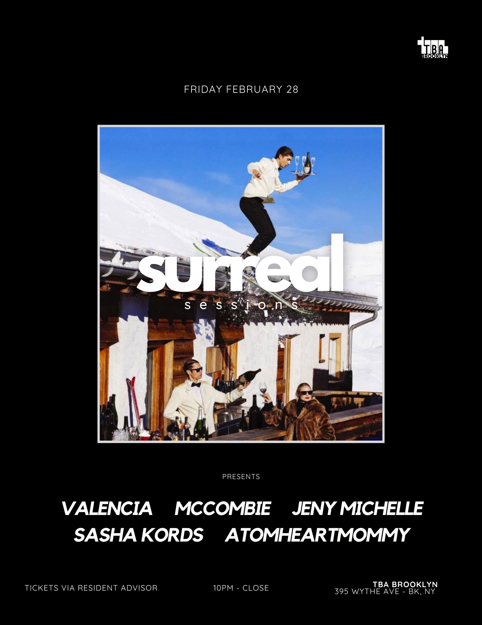 Surreal Sessions: Valencia, Mccombie, Sasha Kords, Jeny M