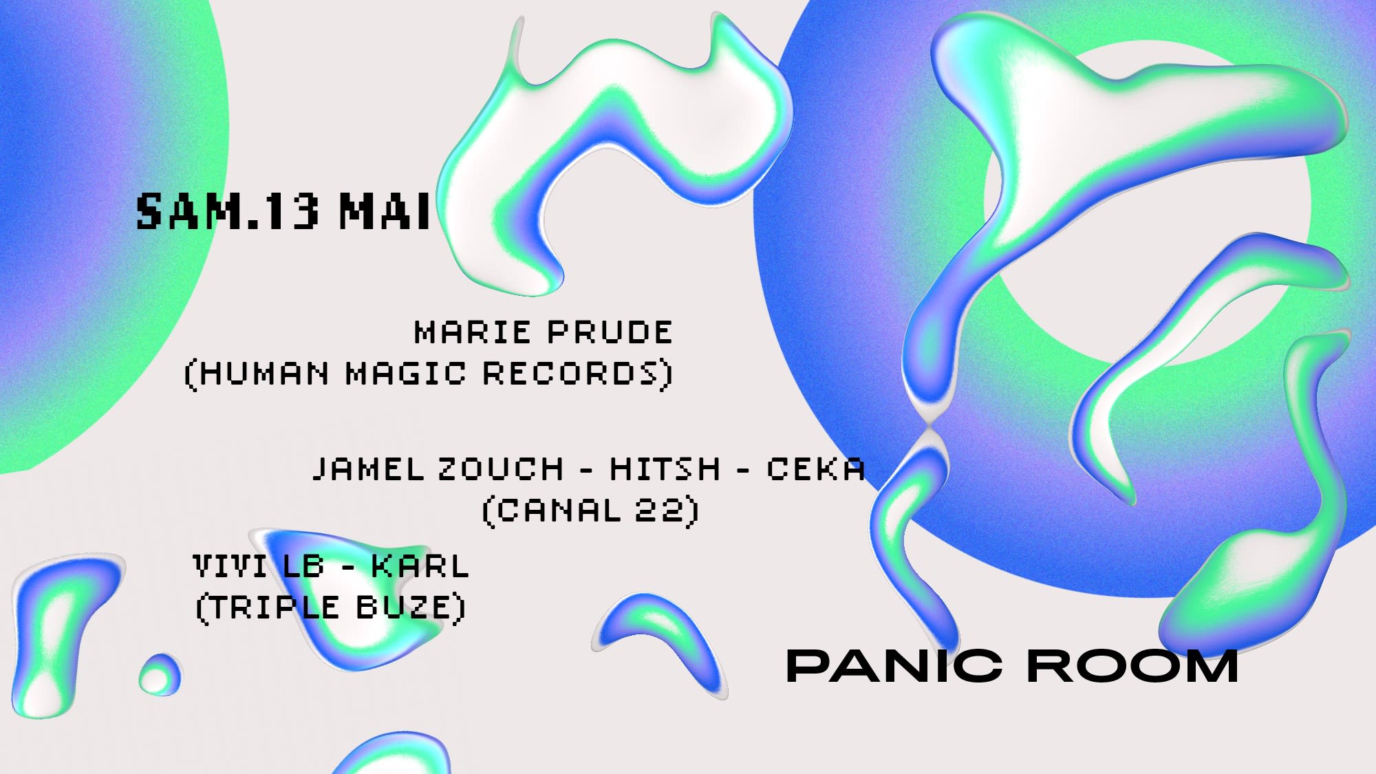 Triple Buze Marie Prude & Canal22 W/ Ceka, Hitsh Jamel Zouch