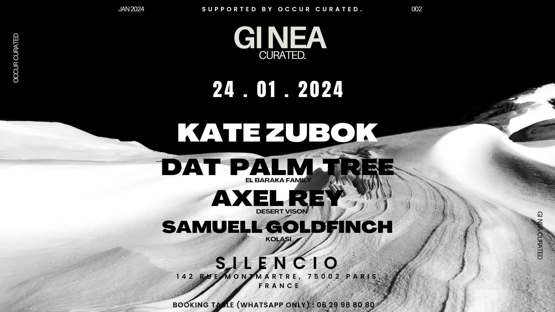 Gi Nea W/ Kate Zubok, Dat Palm Tree, Axel Rey & S. Goldfinch
