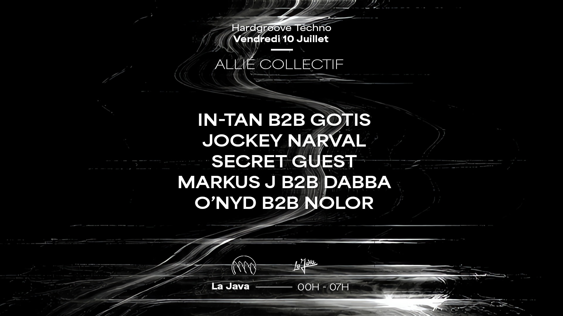 Allié : Jockey Narval, In-Tan B2b Gotis & Secret Guest