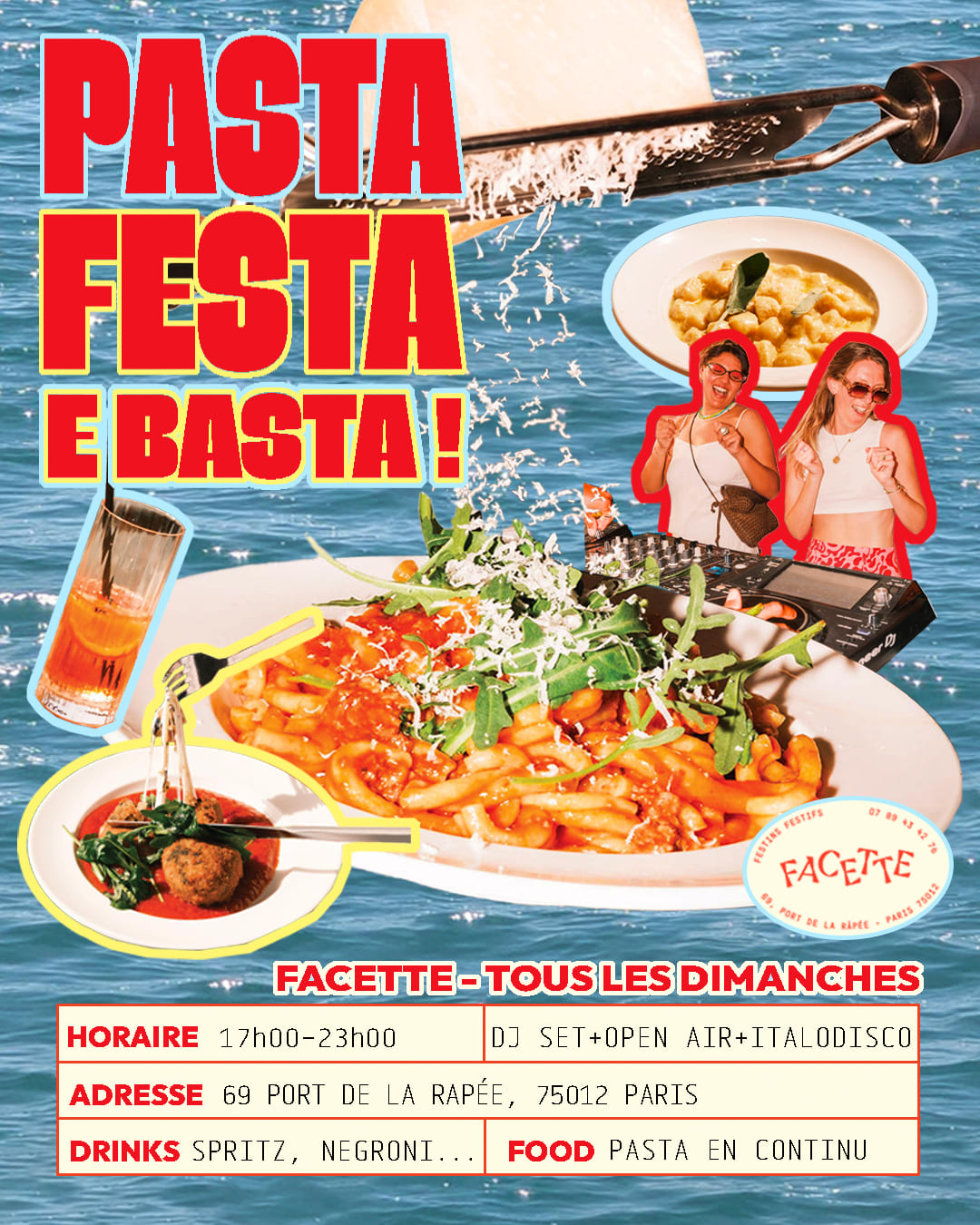 Réopening Pasta, Festa E Basta : Open Air & Pasta !