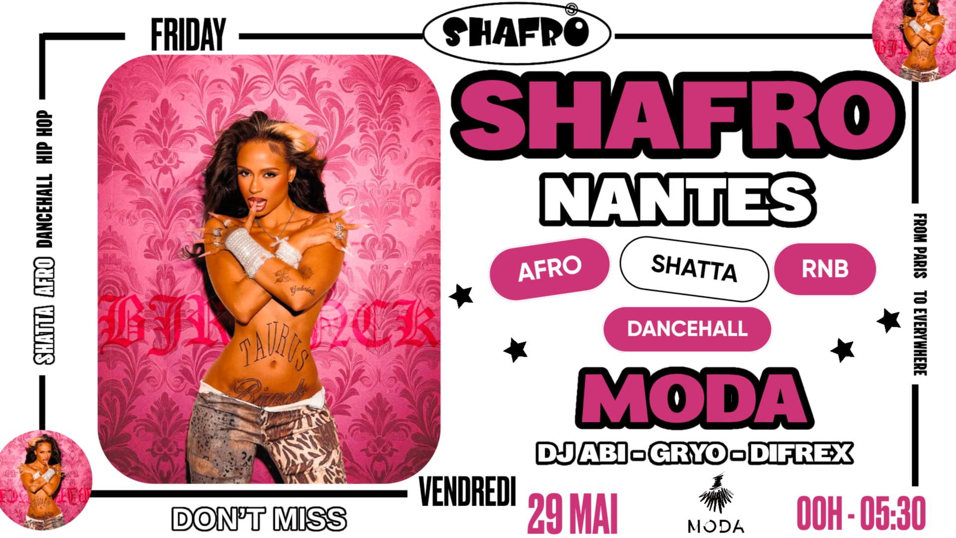 Shafro @Nantes : Afro, Shatta , Hip Hop