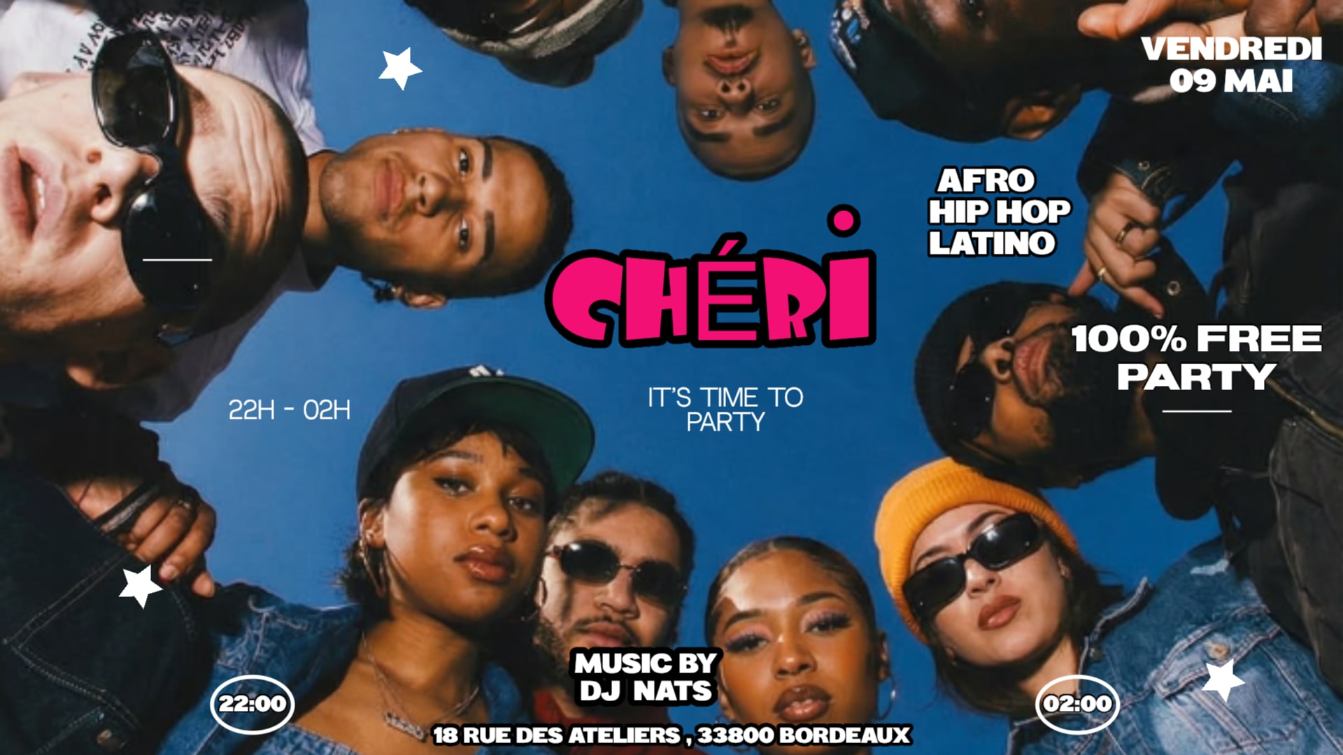 Chéri #4 : 100% Free Party Afro Hip Hop Latino
