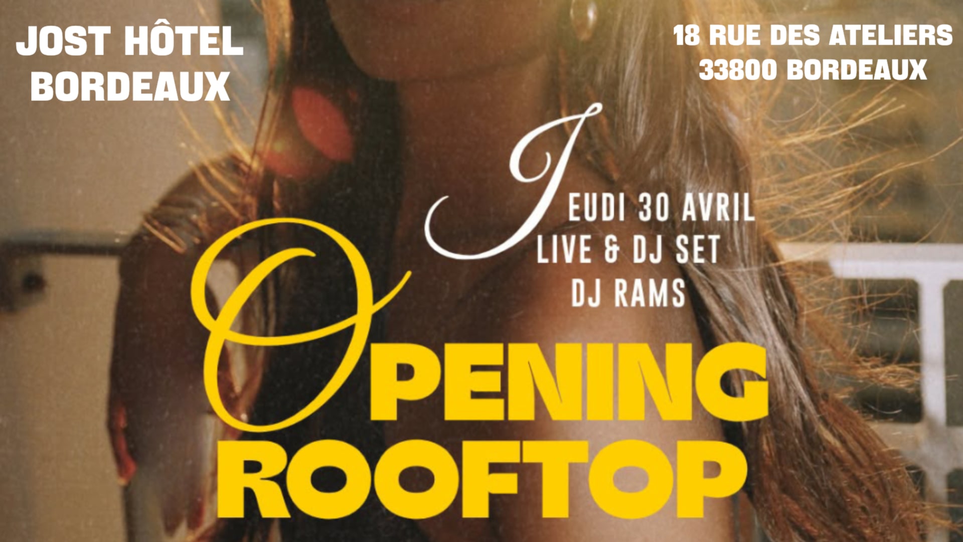 Opening Rooftop - Jost -  Live & Dj Set