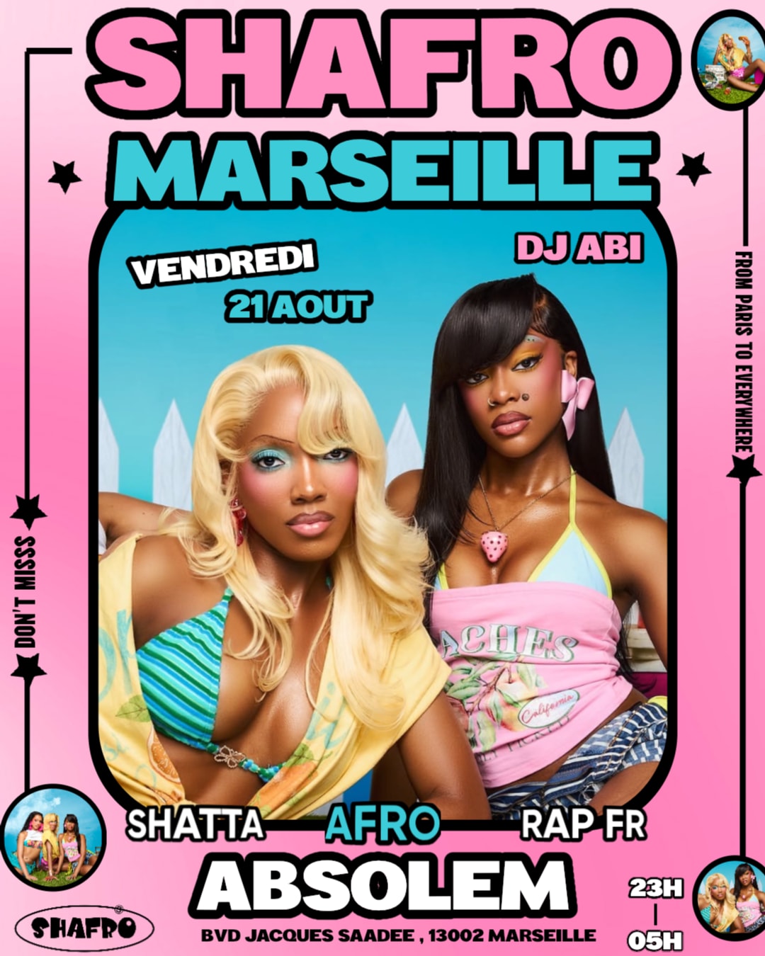 Shafro @Marseille Colors Edition  : Afro, Shatta, Dancehall