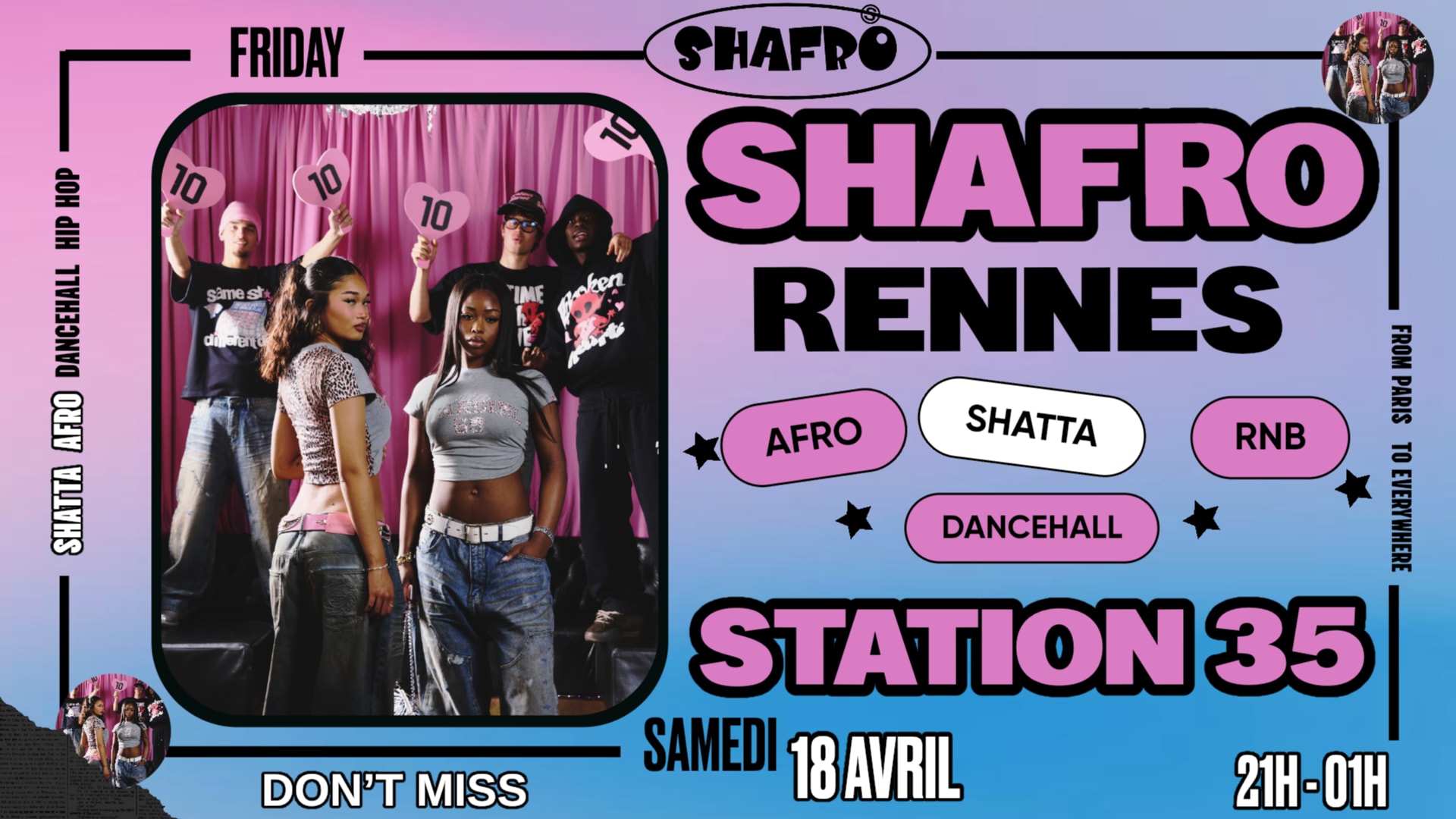 Shafro @Rennes 1st Time : Afro Shatta Dancehall