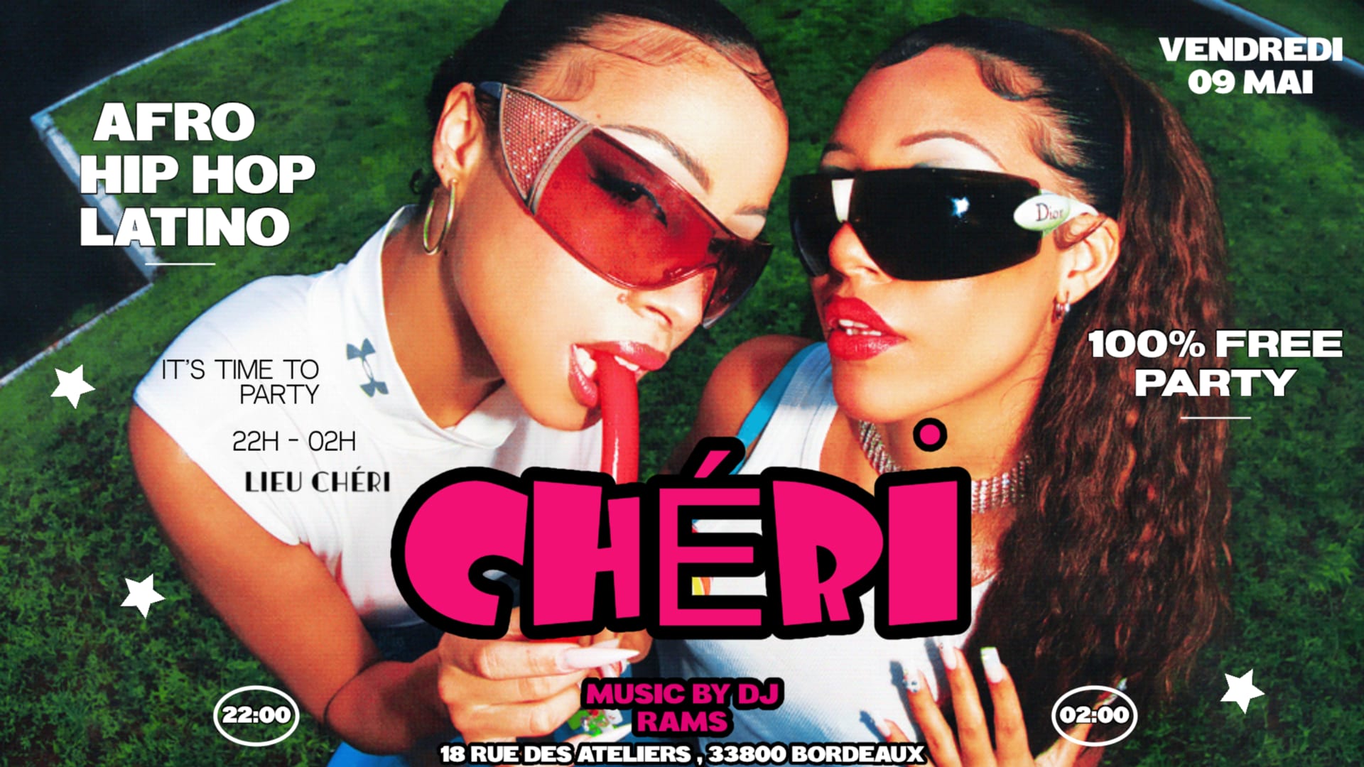 Chéri #3 : 100% Free Party Afro Hip Hop Latino