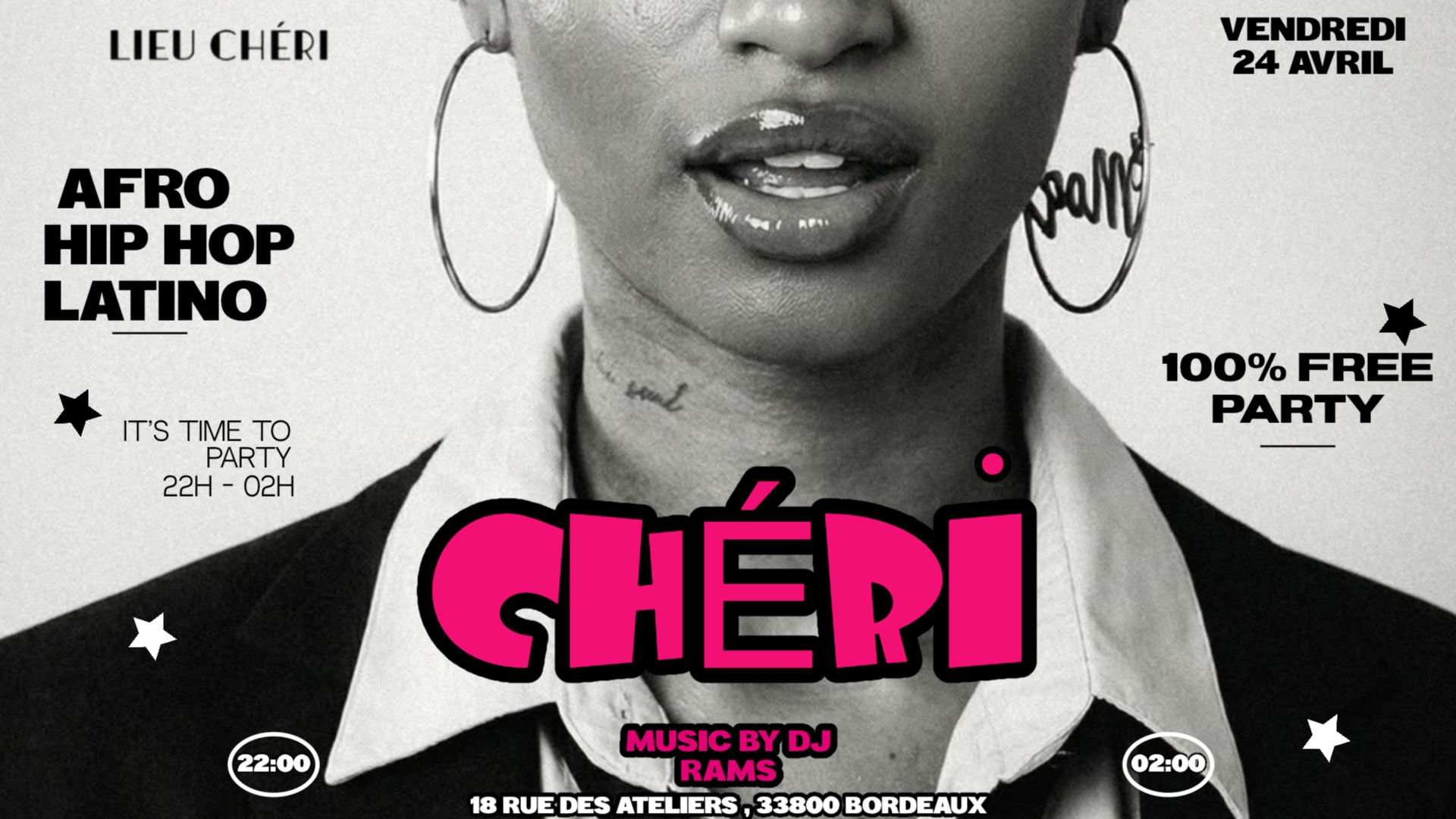 Chéri #2 : 100% Free Party Afro Hip Hop Latino