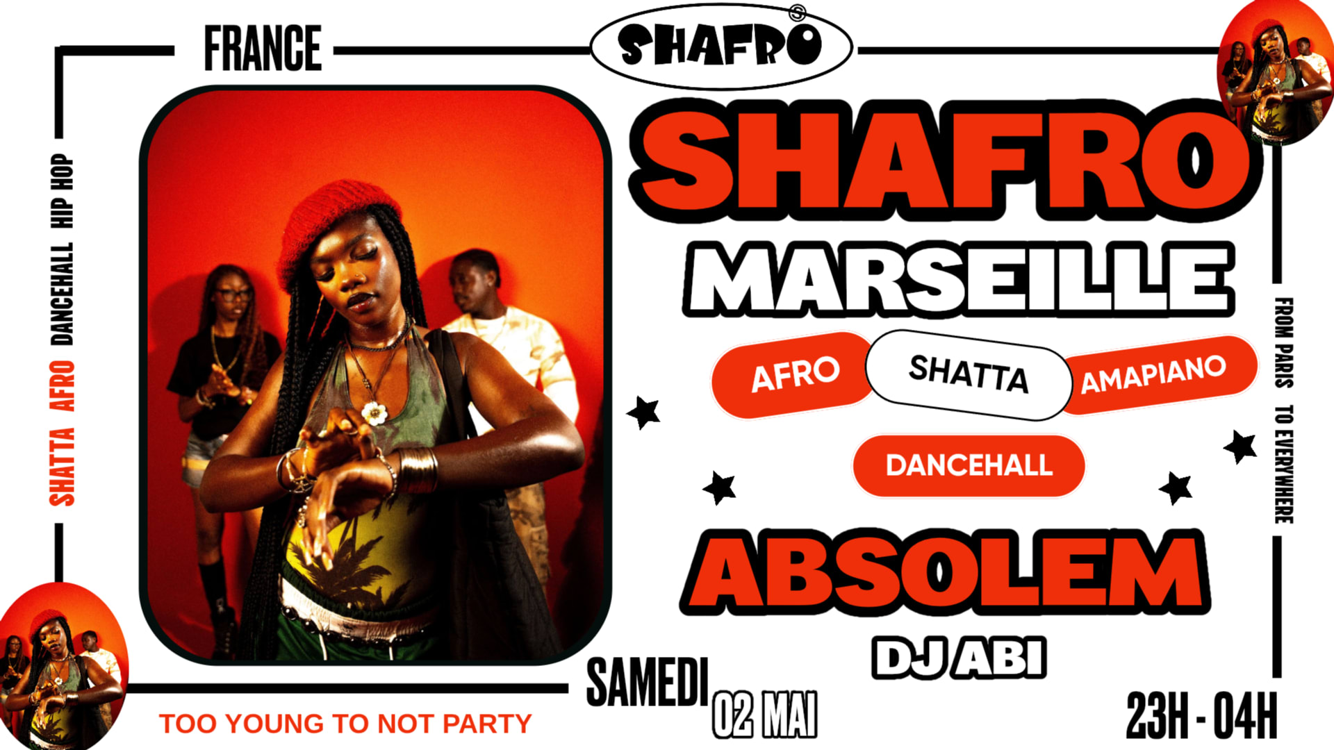 Shafro @Marseille : Afro,Shatta,Dancehall
