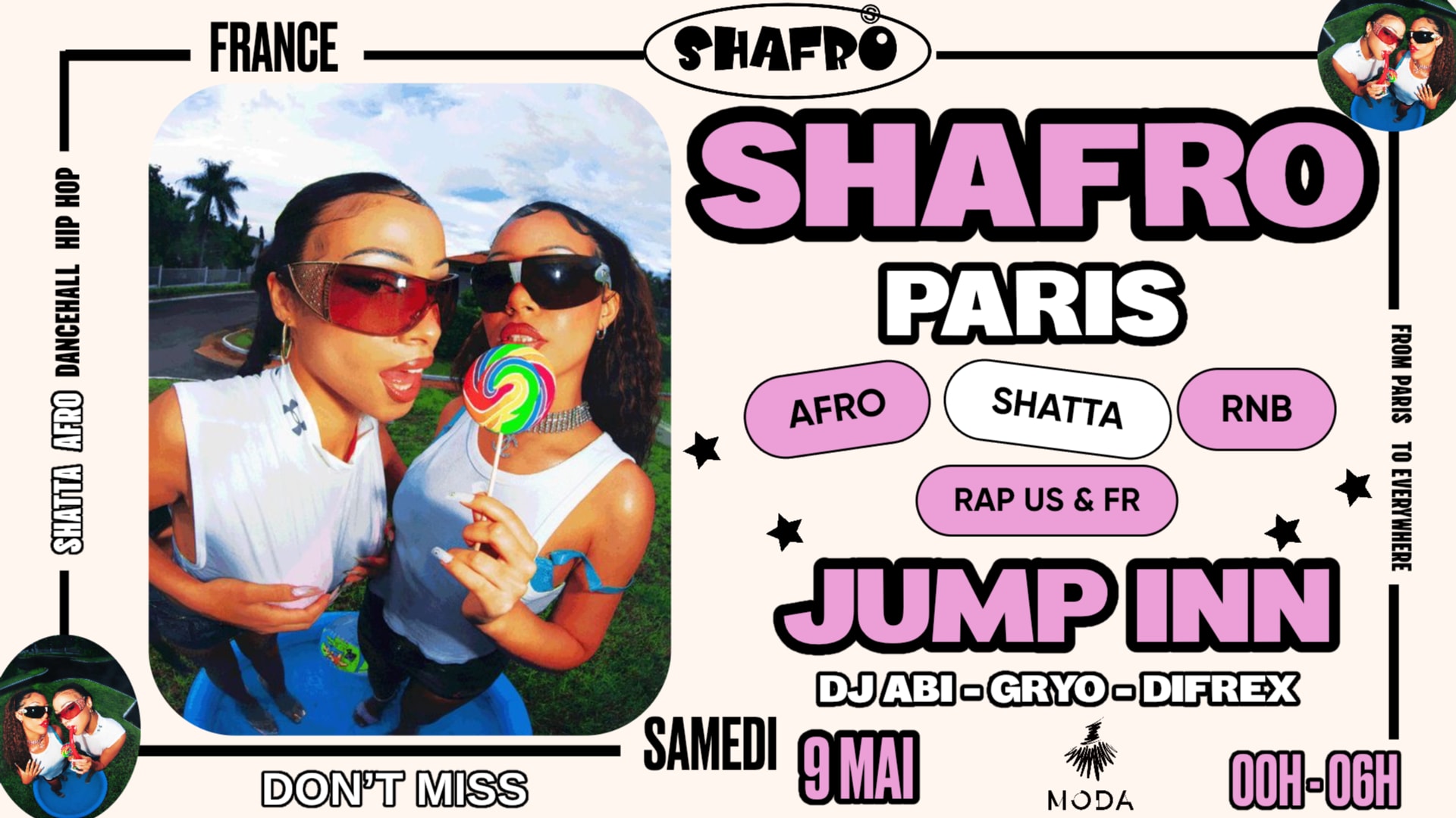 Shafro @Paris Ep#24 : Afro, Shatta, Dancehall