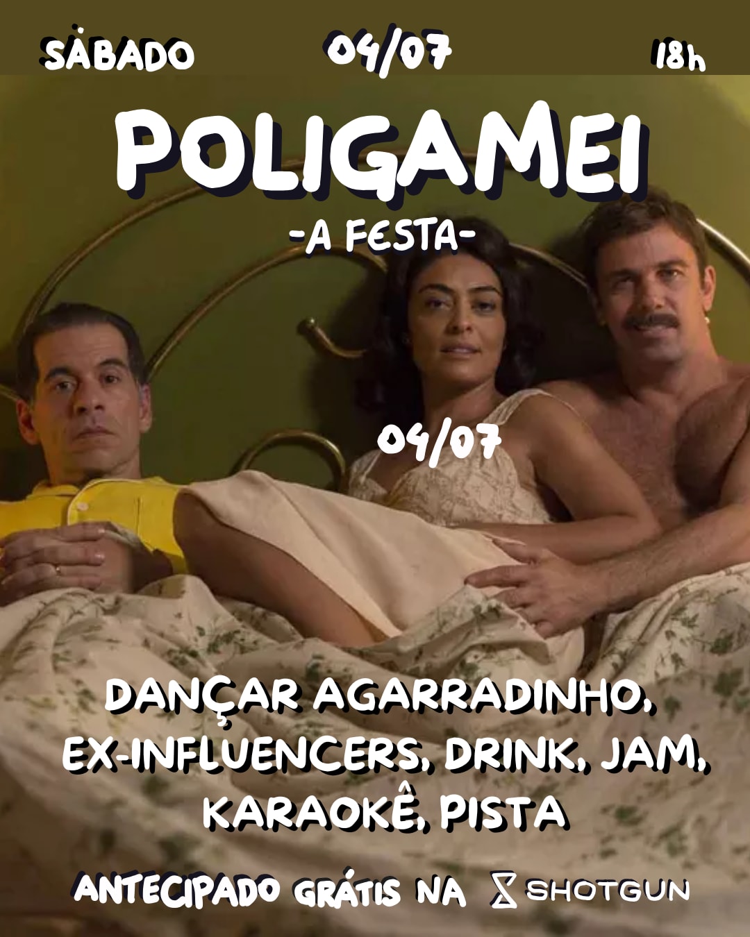 Festa Poligamei - Karaokê, Jam, Pista Vc Dj