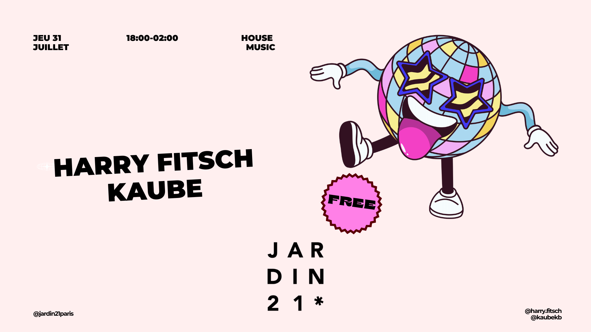 Kaube & Harry Fitsch X Jardin21 - Open Air