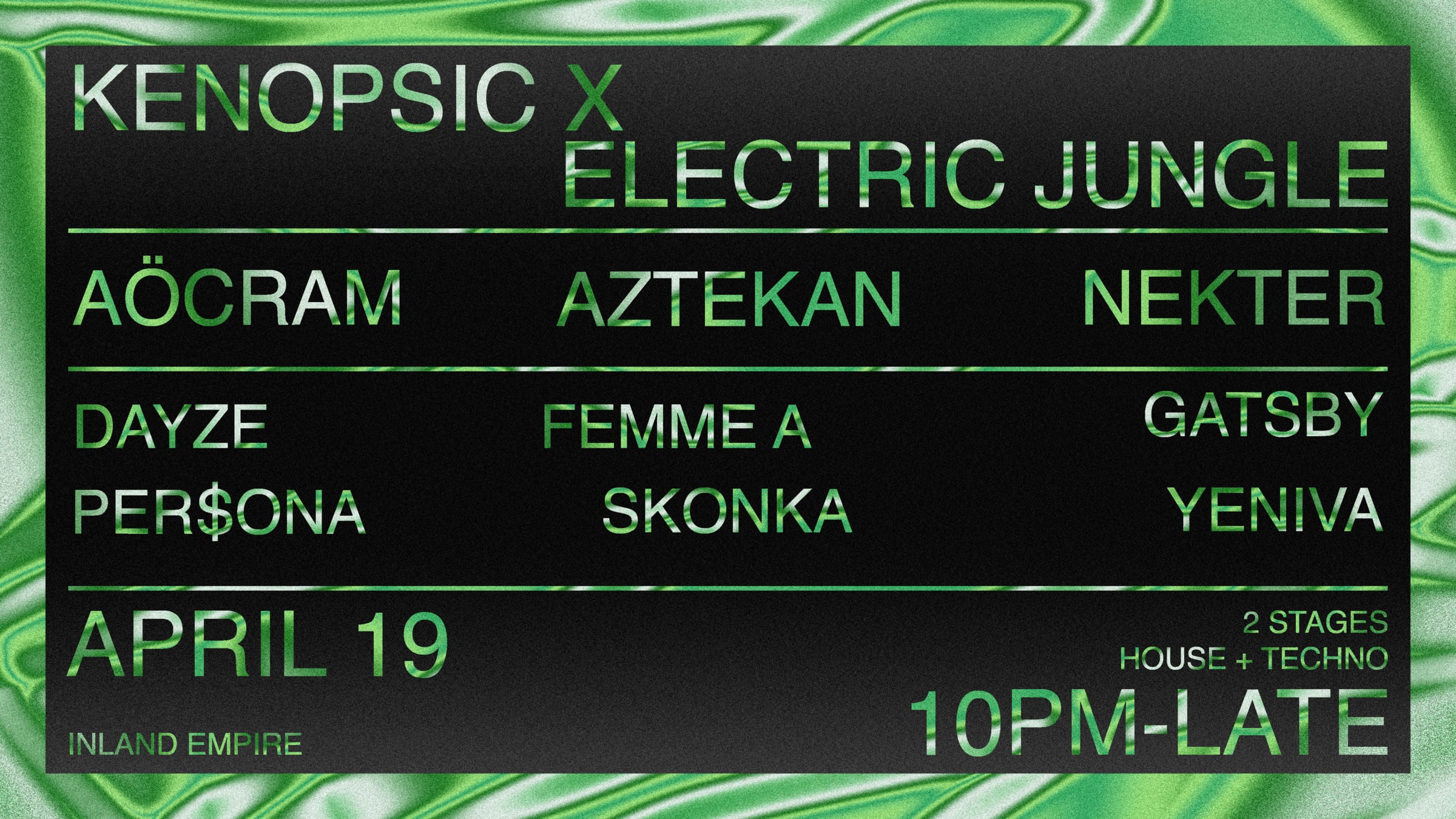 Kenopsic X Electric Jungle Presents: Aöcram