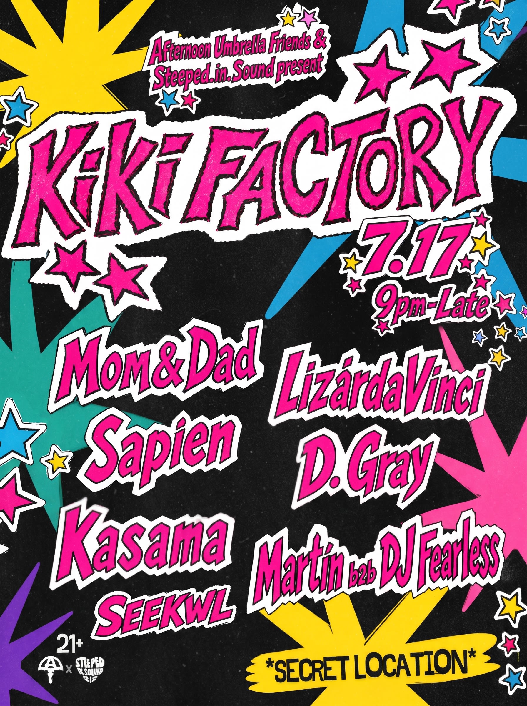 Auf X S.I.S Present: Kiki Factory