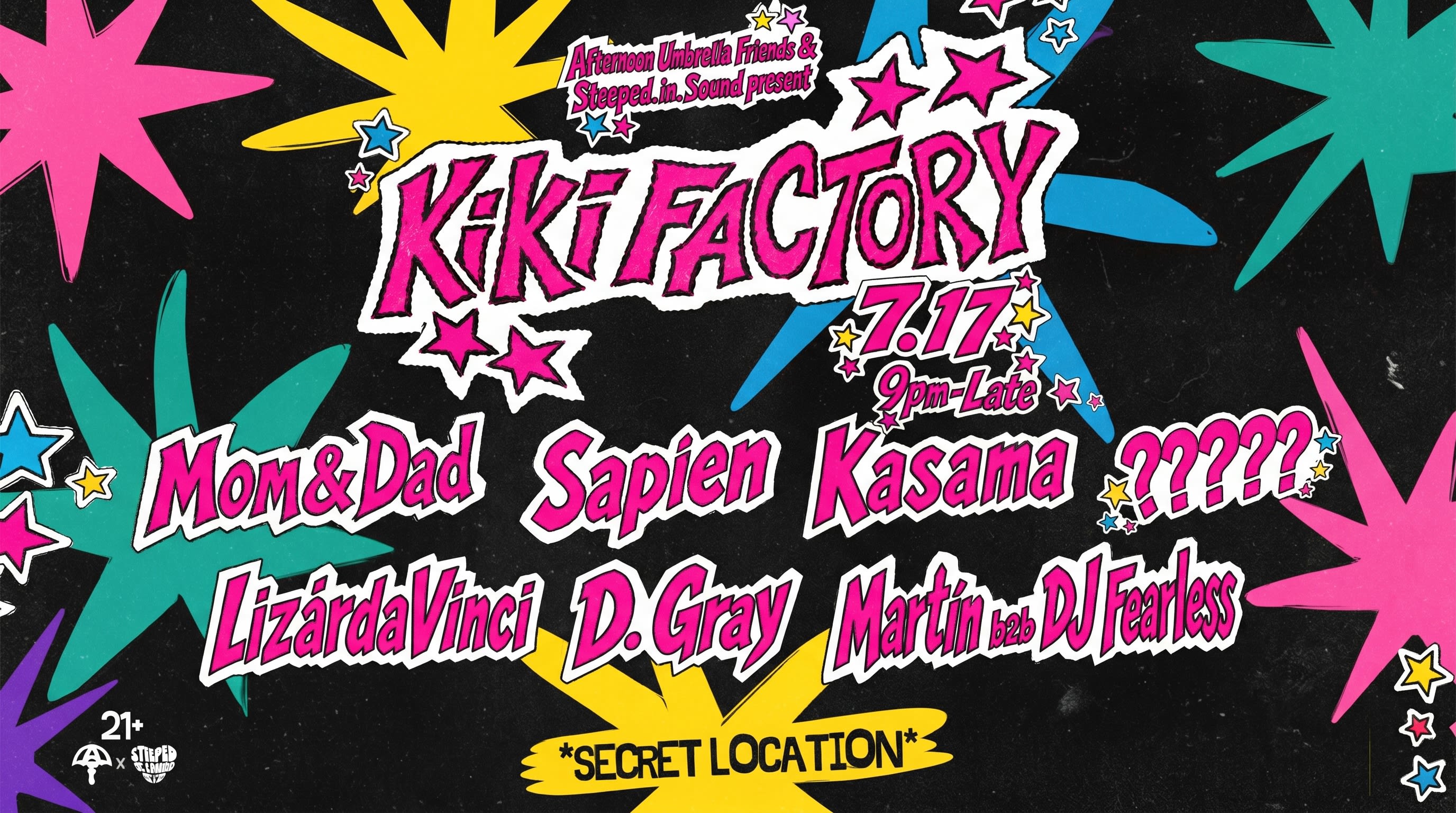 Auf X S.I.S Present: Kiki Factory
