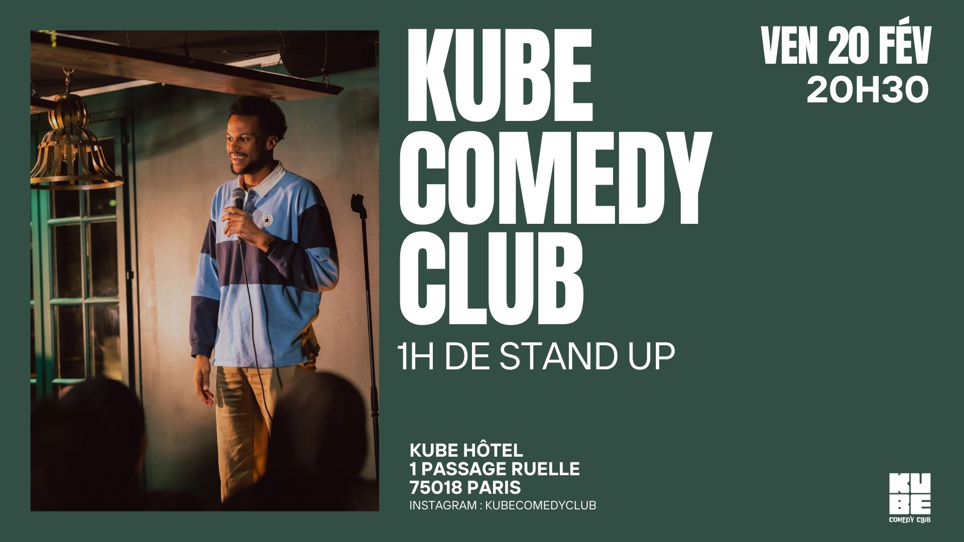 Kube Comedy Club 20/02- 20h30 (Stand Up)