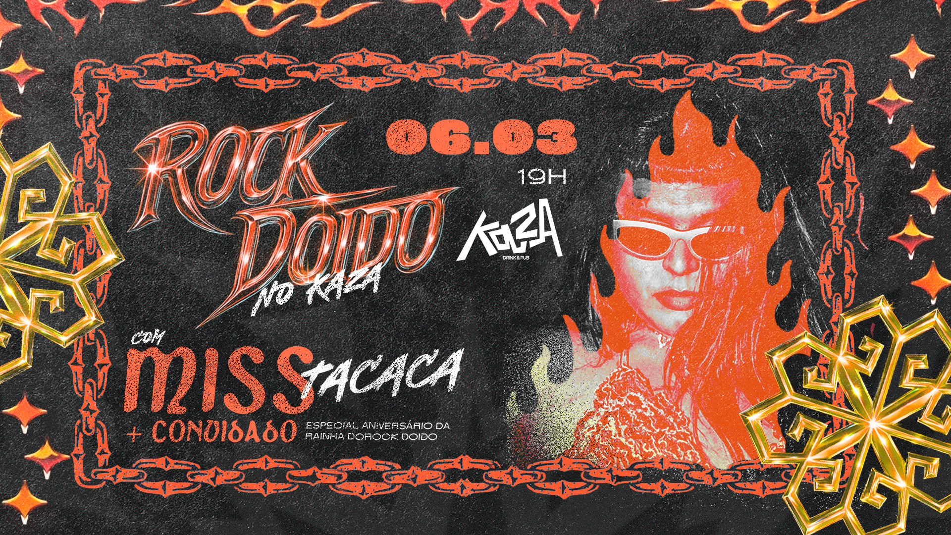 Rock Doido No Kaza Com Miss Tacacá