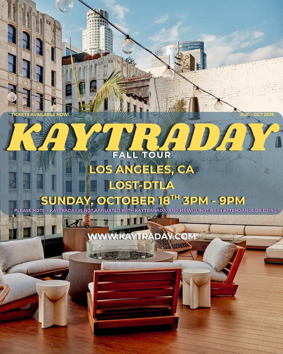 Kaytraday! Fall 2026 Tour (Los Angeles, Ca)