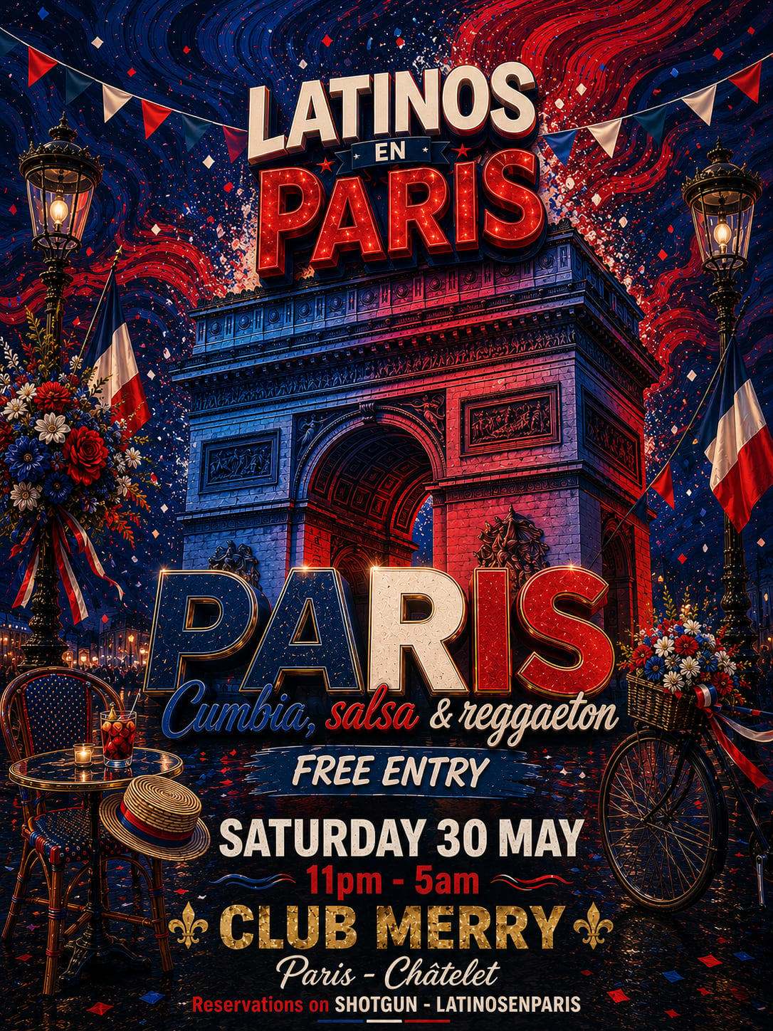 Fiesta Latina En Paris - Free Entry
