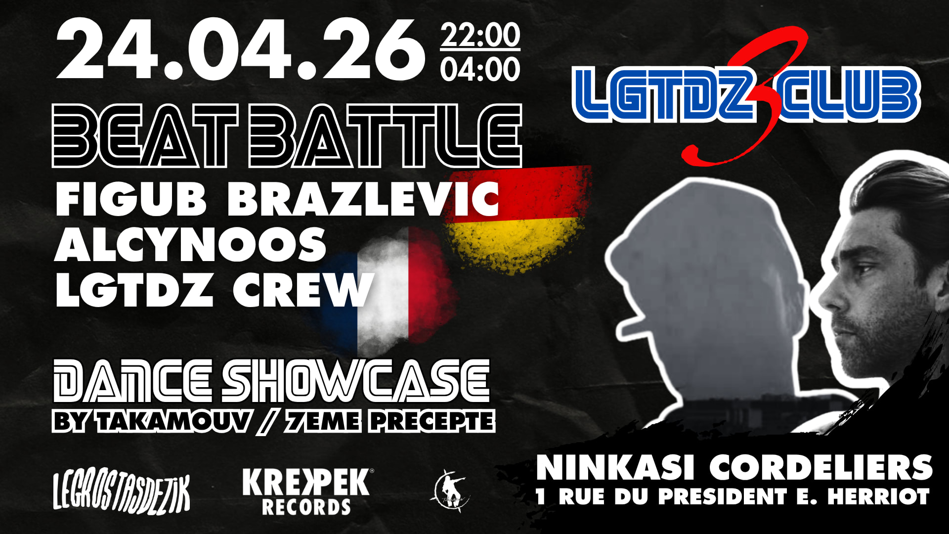 Lgtdz Club : Beat Battle + Dance Showcase