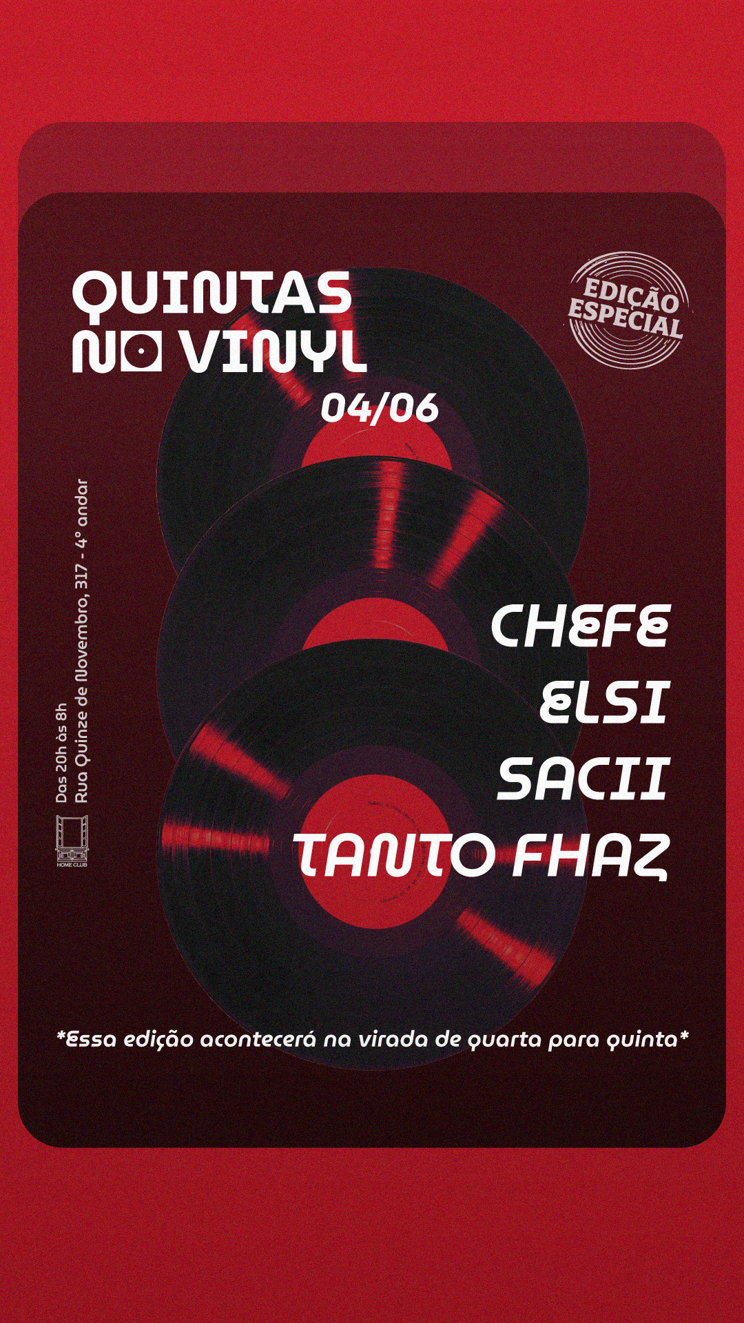 Quintas No Vinyl - Especial De Feriado