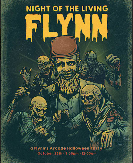 Night Of The Living Flynn: Halloween Party | Flynn's Arcade