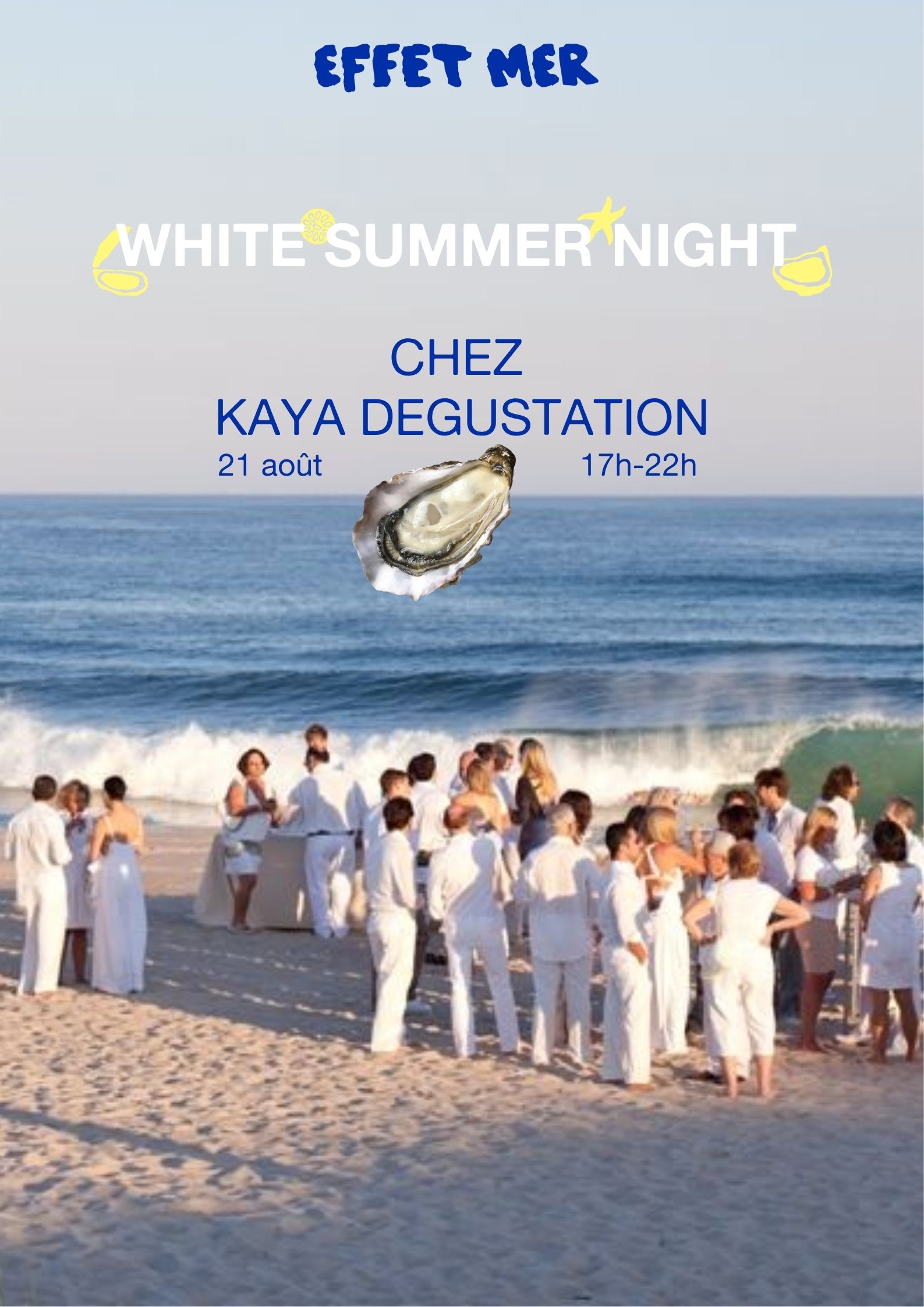 White Summer Night Effet Mer X Kaya Degustation