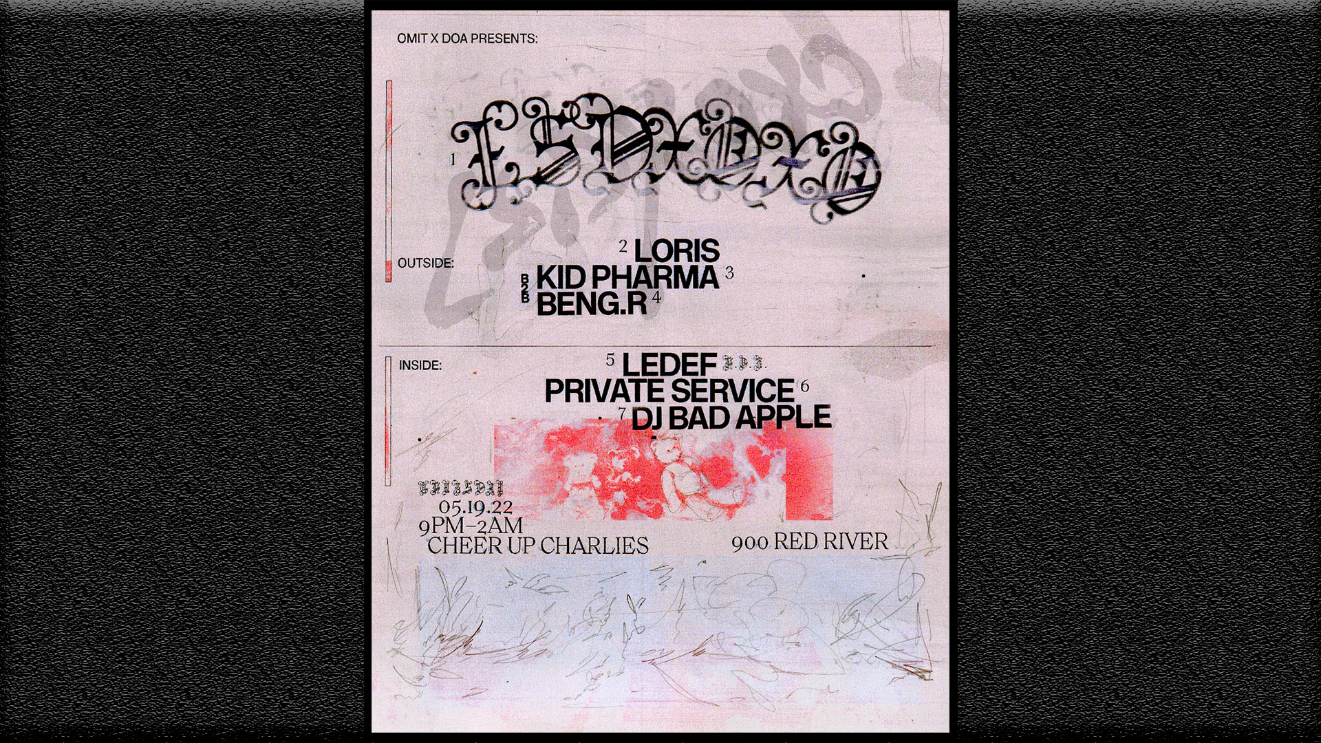 Ømit X Doa Present: Lsdxoxo, Ledef, Loris + More