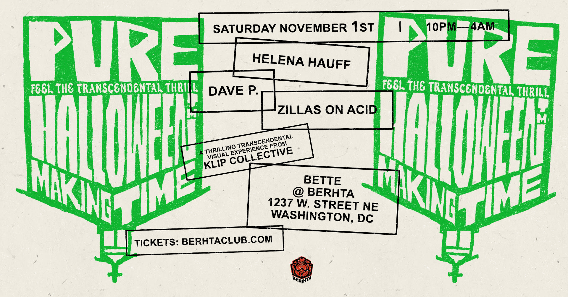 Making Time: Helena Hauff - Dave P - Zillas On Acid