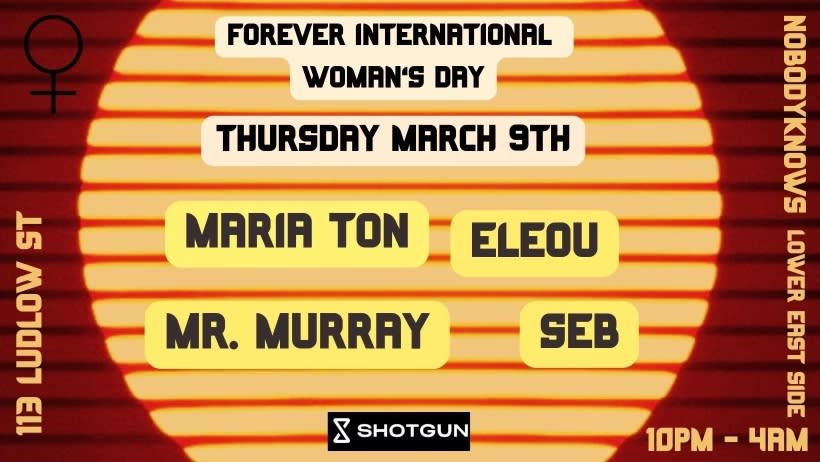 Nobodyknows The Extension Of International Women's Day!
