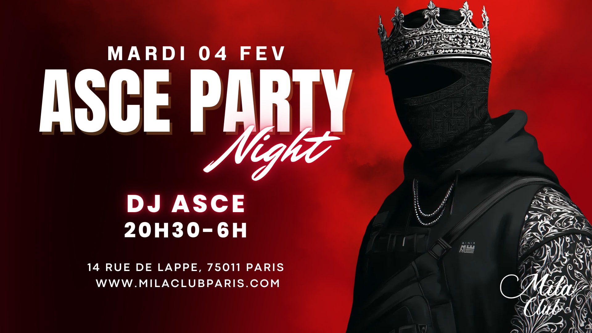 Asce Party - Mila Club Paris