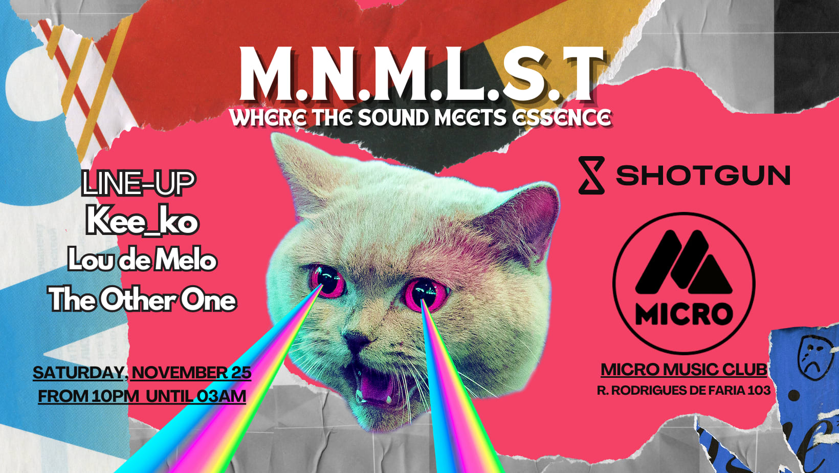 M.N.M.L.S.T Invites Kee_Ko, Lou De Melo & The Other One