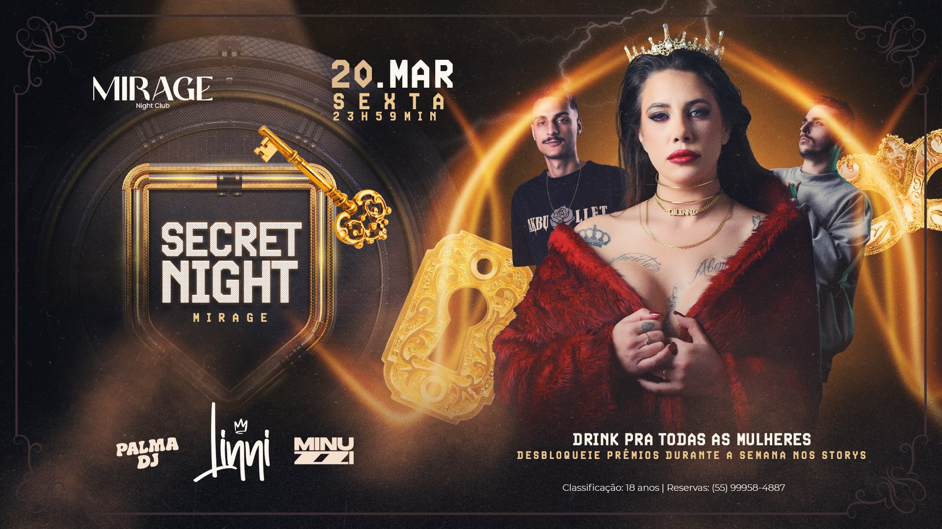 Secret Night - Sexta 20/03
