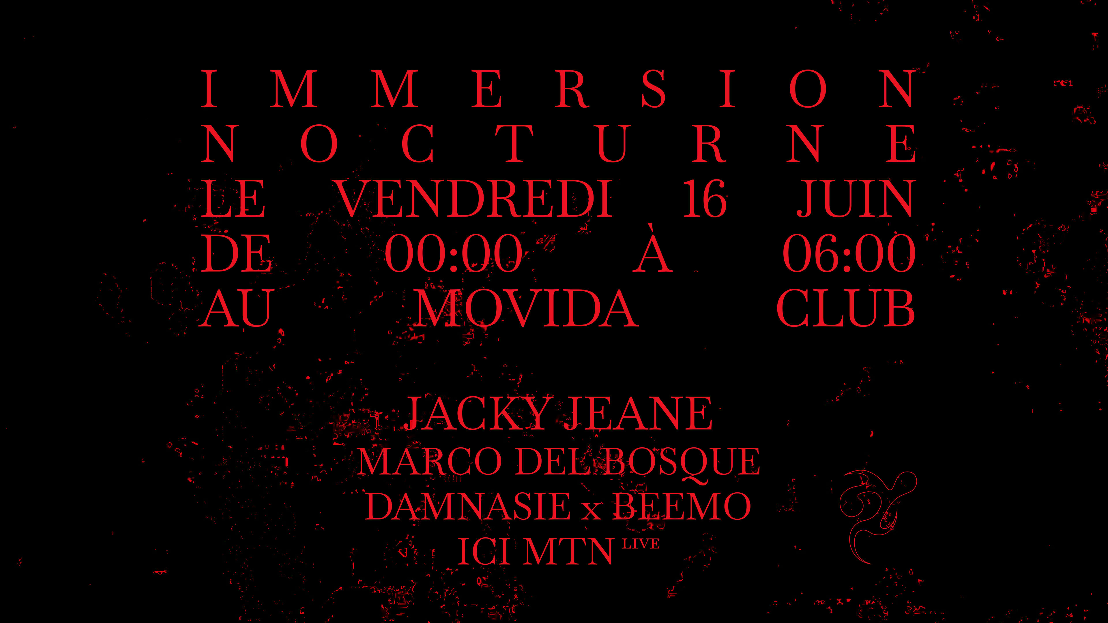 De La... Je L’Espère - Immersion Nocturne