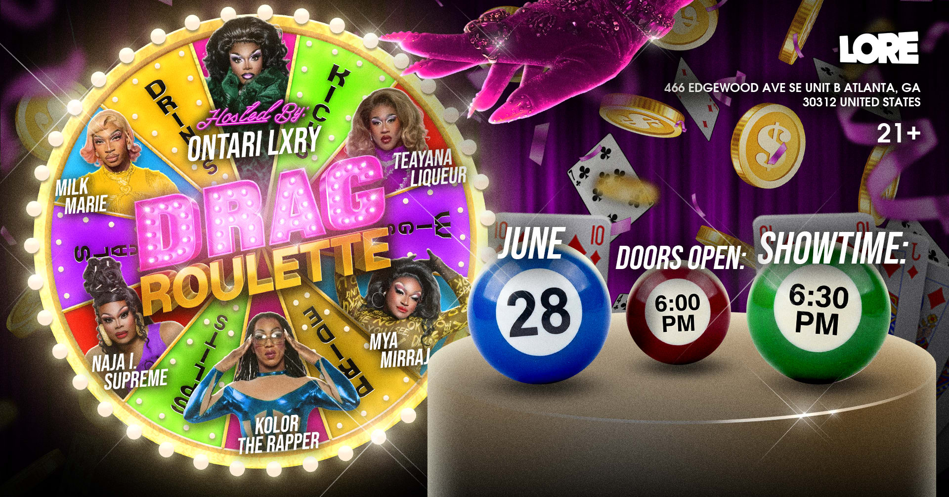 Drag Roulette! Drag Game Show