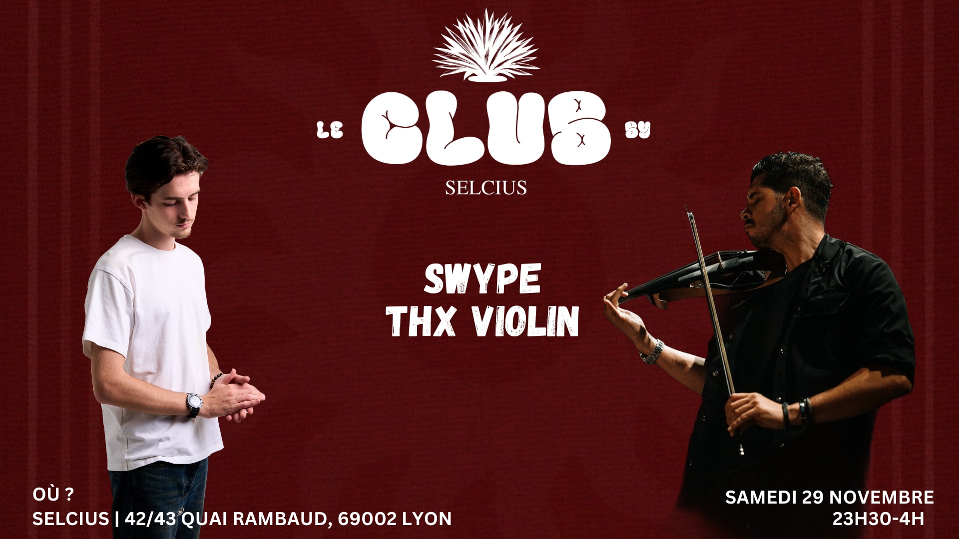 Selcius Club - Samedi 29 Novembre