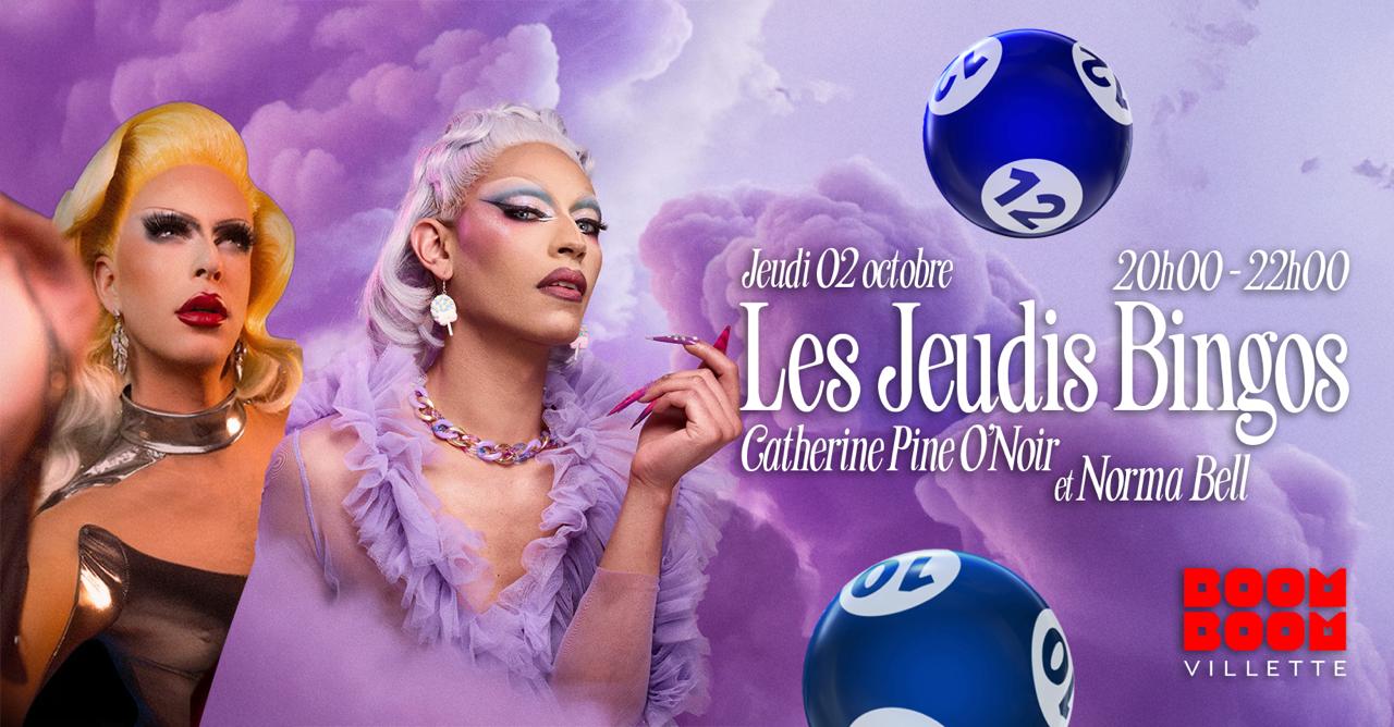 Bingo Drag : Catherine Pine O'noir & Norma Bell