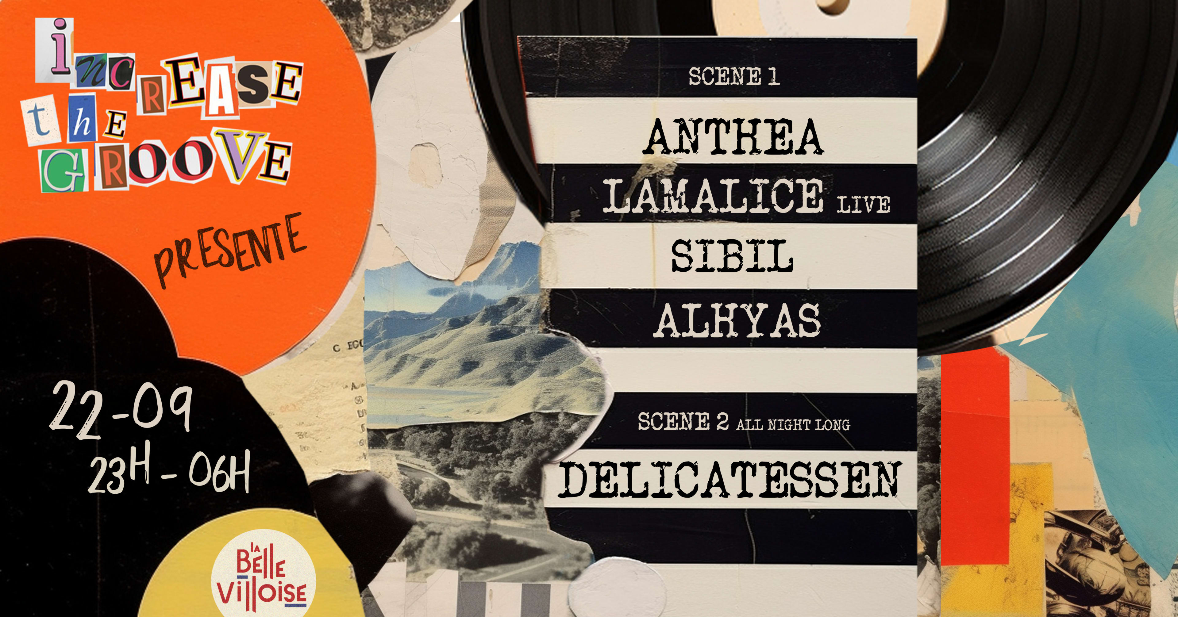 Increase The Groove - Anthea, Lamalice Live, Sibil, Alyhas