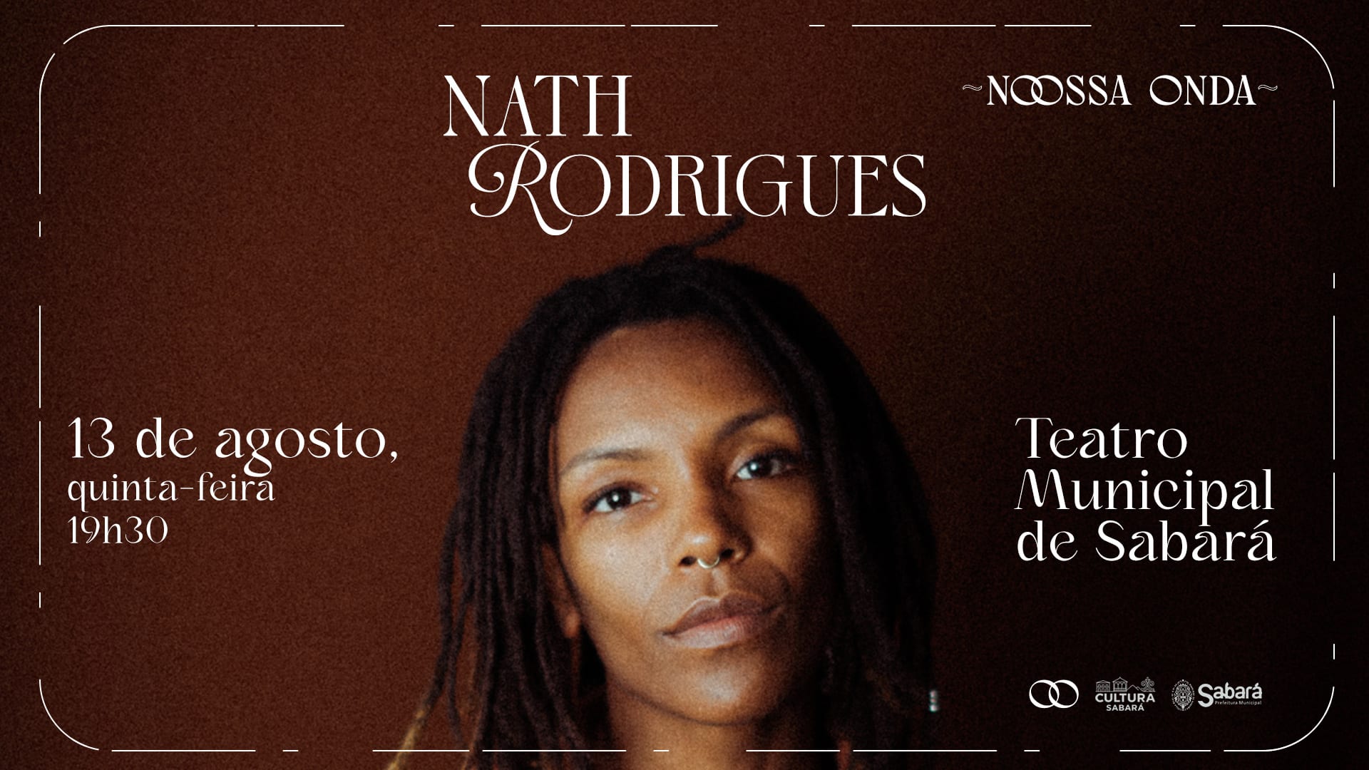 Nath Rodrigues _ Nossa Onda No Teatro Municipal De Sabará