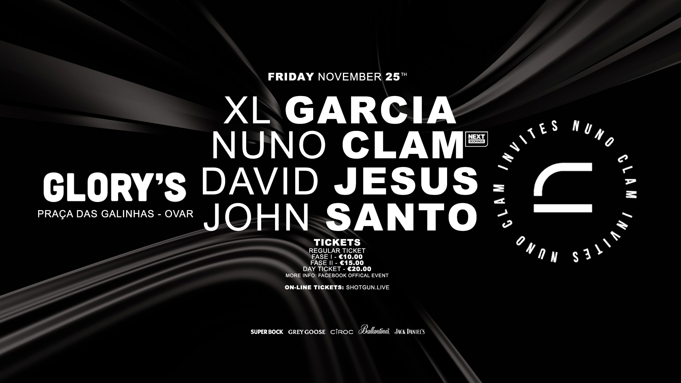 Nuno Clam Invites At Glory's - Ovar