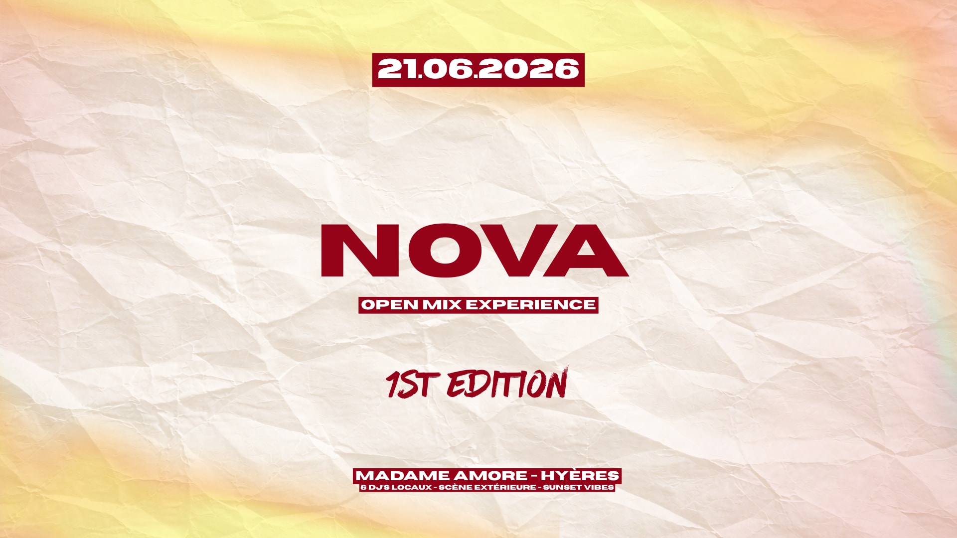 Nova - Open MIX - First Edition