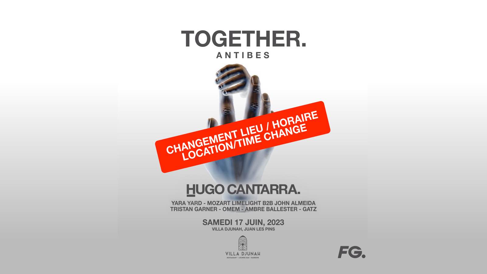 (Changement Lieu/Horaire Changes Time/Place) Together.